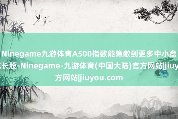 Ninegame九游体育A500指数能隐敝到更多中小盘的新兴成长股-Ninegame-九游体育(中国大陆)官方网站|jiuyou.com