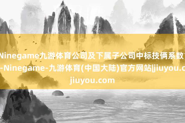 Ninegame九游体育公司及下属子公司中标技俩系数12个-Ninegame-九游体育(中国大陆)官方网站|jiuyou.com